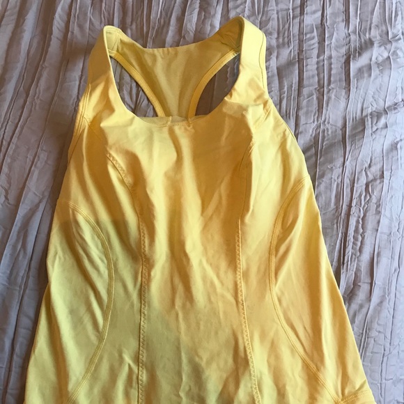 lululemon athletica Tops - Yellow Lululemon tank lululemon athletica Tops - Yellow Lululemon tank